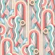 Papel pintadoTres Tintas Rúbrica Caligrama RU3401-3