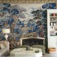 Mural Coordonné Metamorphosis Tapestry Blue 8800141
