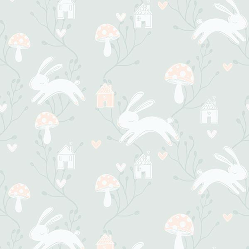 Papel pintado Living@ Home Bunny Love 621244 