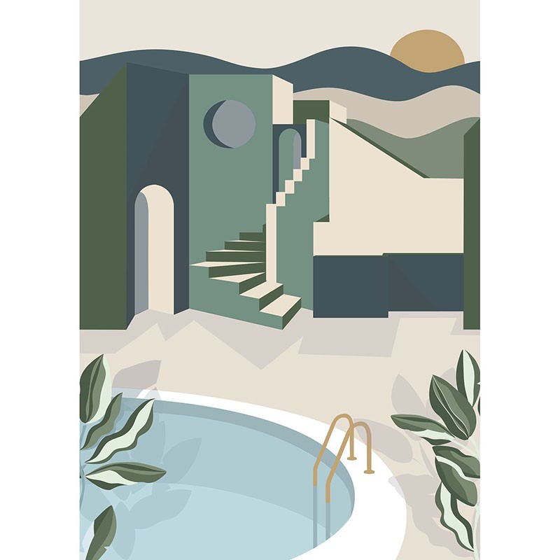 Mural Labyrinth Archways Caselio LBY102146075
