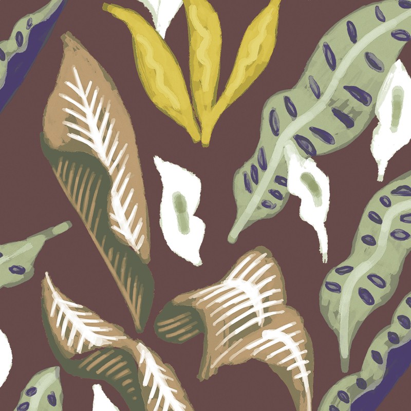 Papel Pintado Flower power Fleur de lune TP 305 05