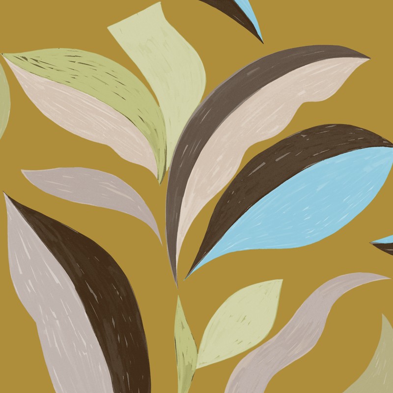 Papel pintado Flower power Nid d'oiseau TP 300 04
