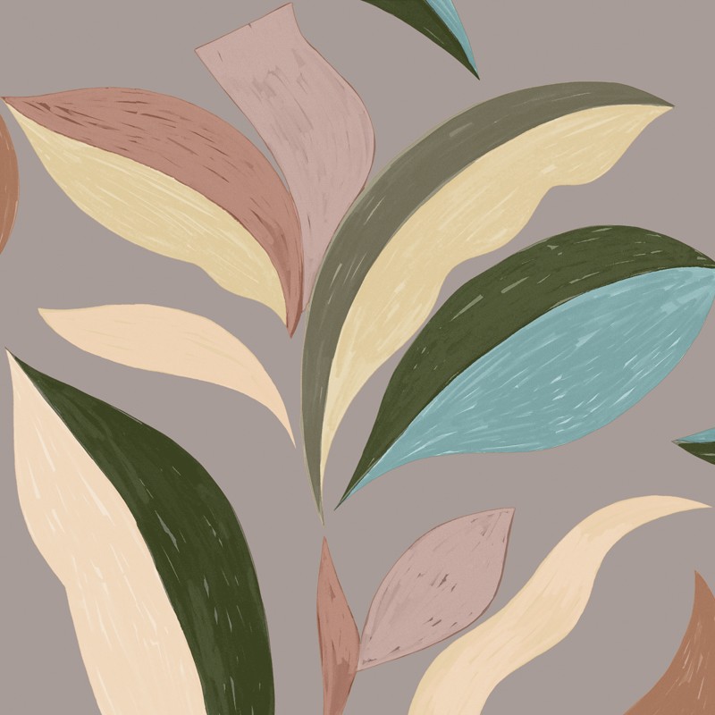 Papel pintado Flower power Nid d'oiseau TP 300 06