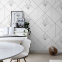 Black & White 158934 Mural ESTAhome