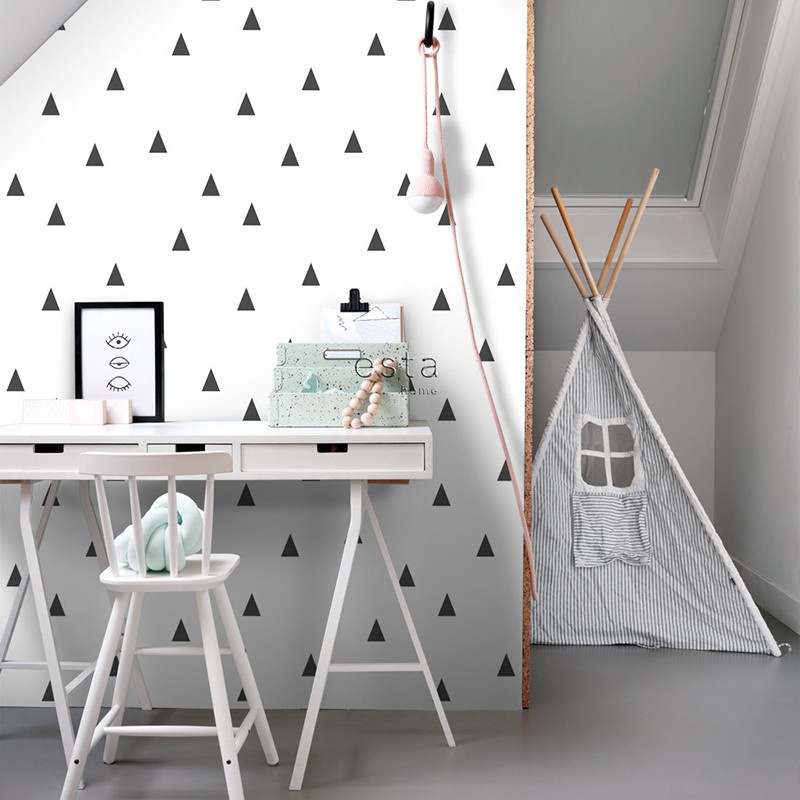 Black & White ESTAhome Papel pintado 138942