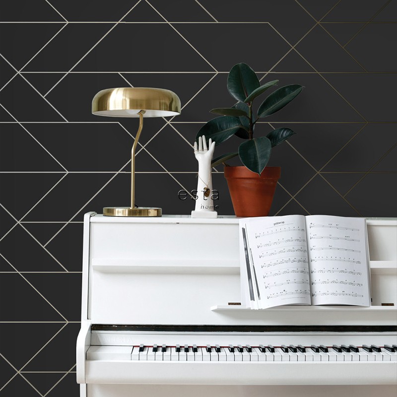 Black & White ESTAhome Papel Pintado 139144