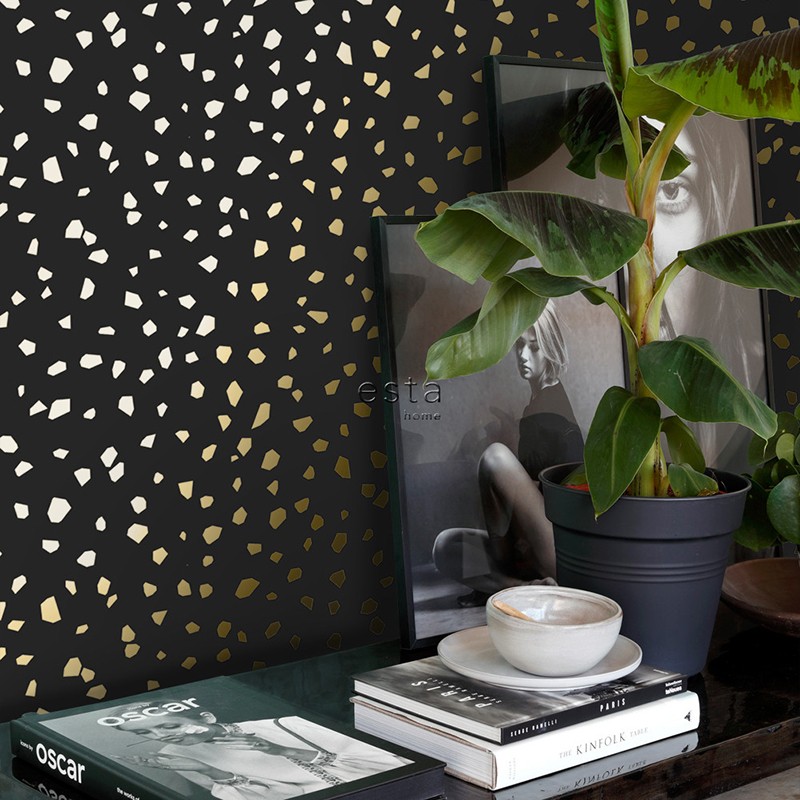 Black & White ESTAhome Papel Pintado 139134