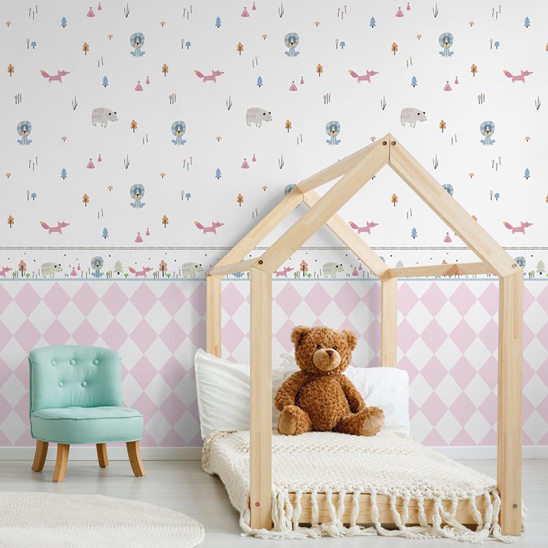 Papel pintado infantil Colowall Oh la la 257-1409