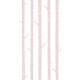 Mural infantil ESTAhome Let's Play!  Birch trees pink 153-158927