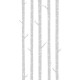 Mural infantil ESTAhome Let's Play!  Birch trees 153-158924
