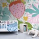 Mural decorativo La Maison Yoohoo Strawberry Field YOH442 DG 