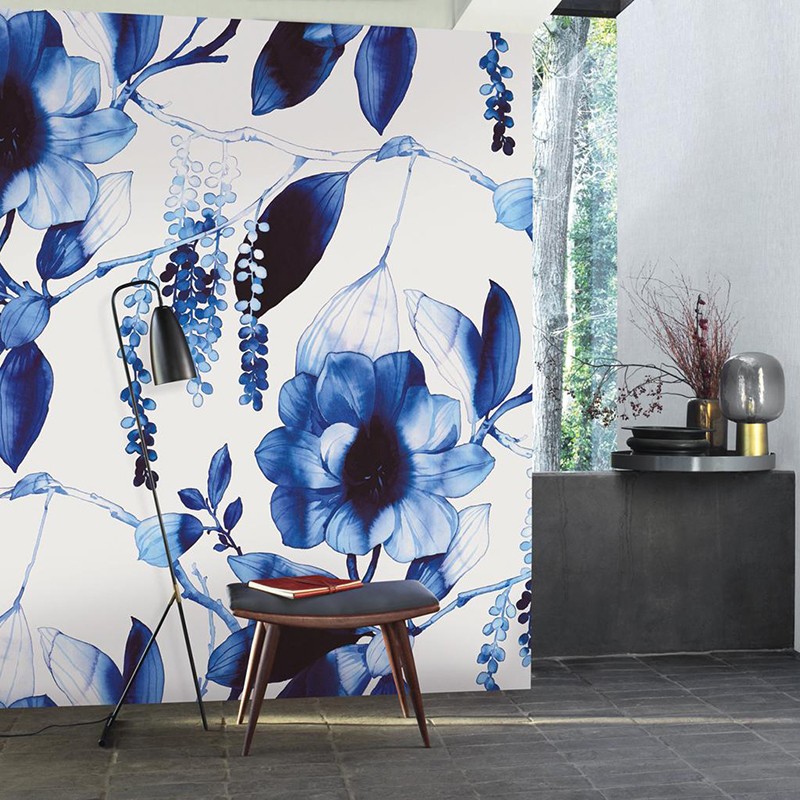 Mural Casadeco Beauty Full Image Ink Flower BFIM84946408