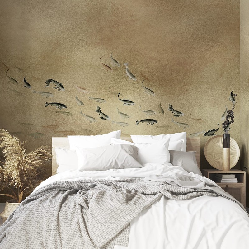 Mural Coordonné Random Metallics Koi 9600060