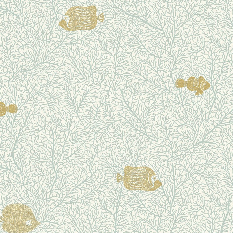 Papel Pintado Caselio Sea You Soon Fish and Chips SYO102777267