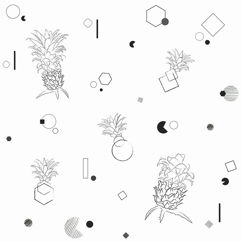 Papel Pintado AtelierWall Collection 2020 Mini Pineapple Pop A19 005