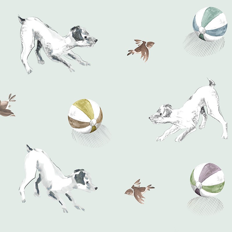 Papel Pintado AtelierWall Collection 2021 Playful Pets A20 003