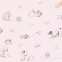 Best Friends Pink A20 006 Papel pintado AtelierWalls