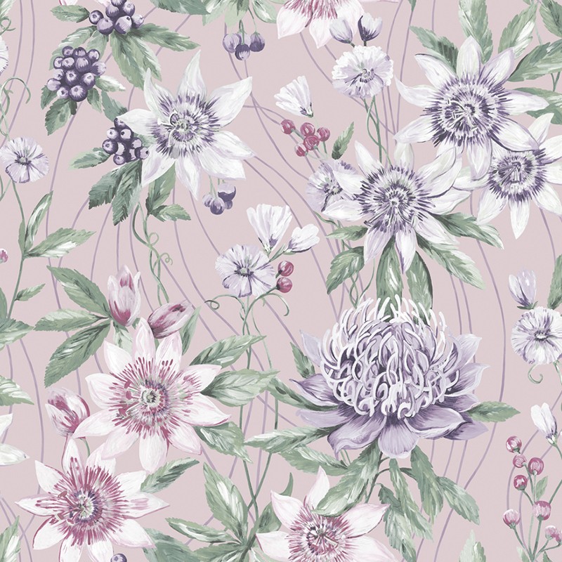 Papel Pintado Holden Amazonia Passiflora 91322