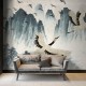 Mural decorativo PD Essentials Flyng Cranes PD-752-009