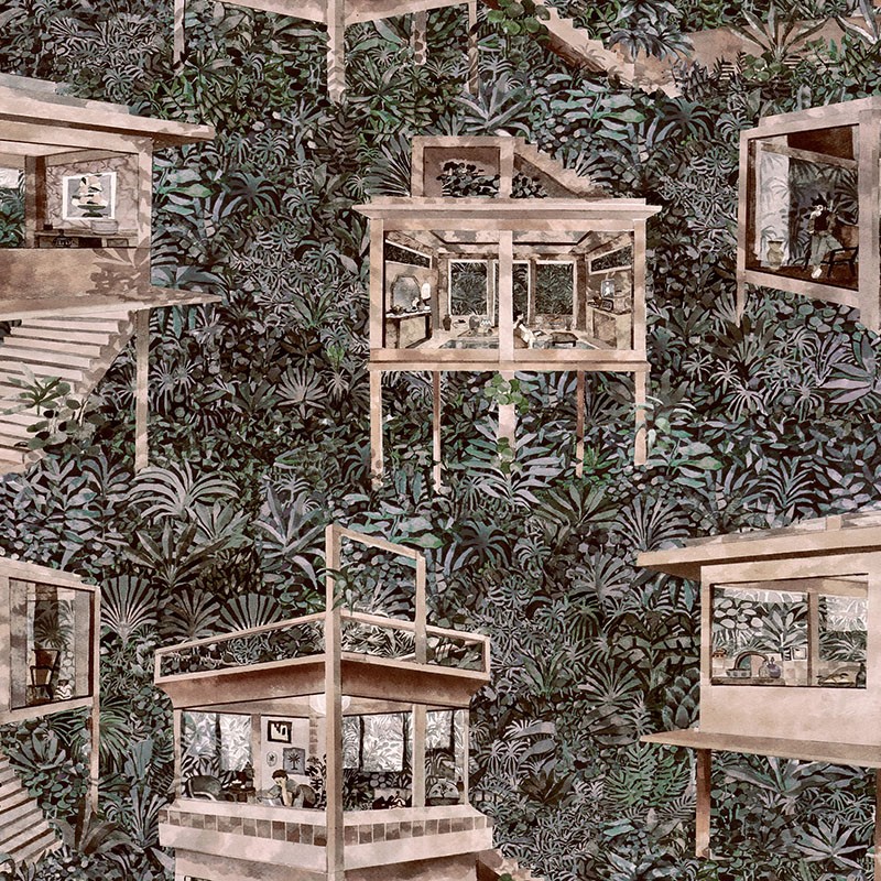 Revestimiento Arte Decors & Panoramiques Palafitas Amazonia 97581