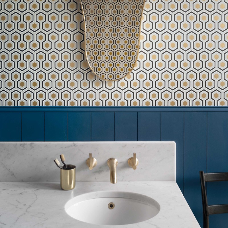 Papel pintado Cole & Son The Contemporary Selection Hicks Hexagon 66-8056