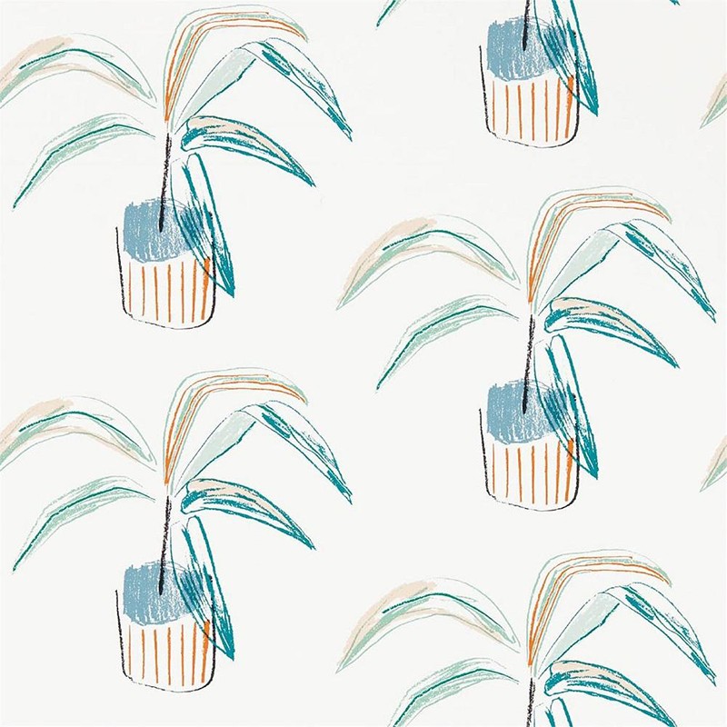 Papel pintado Scion Zanzibar Crassula 111990