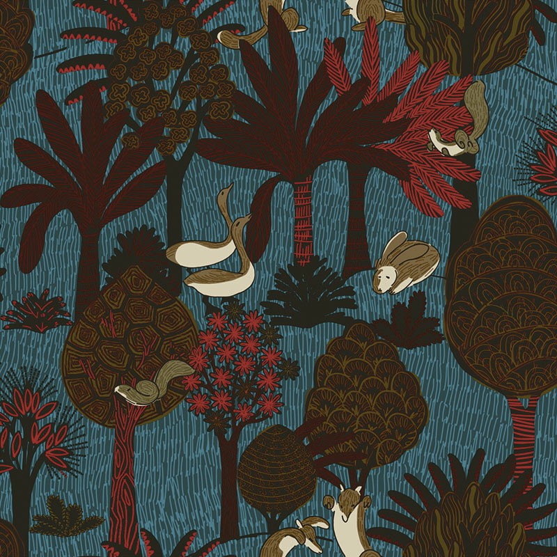 Papel Pintado Élitis Les Petites Histories Renard & co TP32404