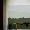 Pointing Things Out MU12079 Mural Muance Cobalt