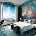 Dining with Mona MU12061 Mural Muance Cobalt