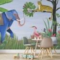 Jungle Friends 9700150 Mural Random Kids Coordonné