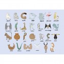 Animal Alphabet 9700142 Mural Random Kids Coordonné