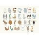 Mural Decorativo Coordonné Random Kids Animal Alphabet 9700140