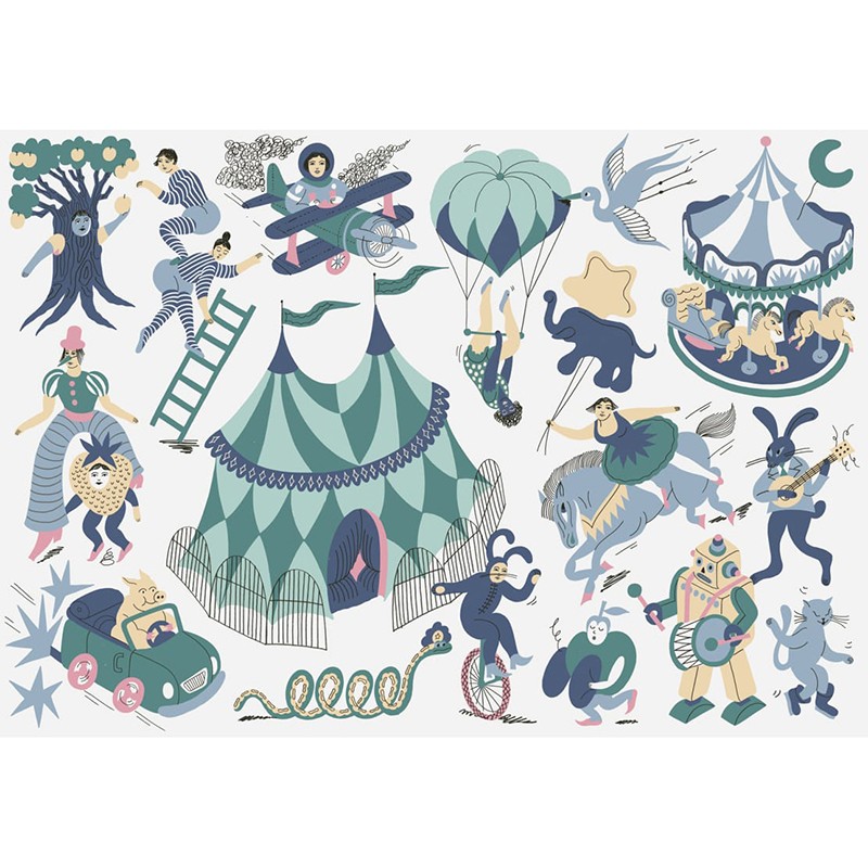 Mural Decorativo Coordonné Random Kids Magic Circus 9700111