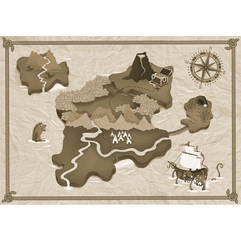 Mural Decorativo Coordonné Random Kids Treasure Map 9700072
