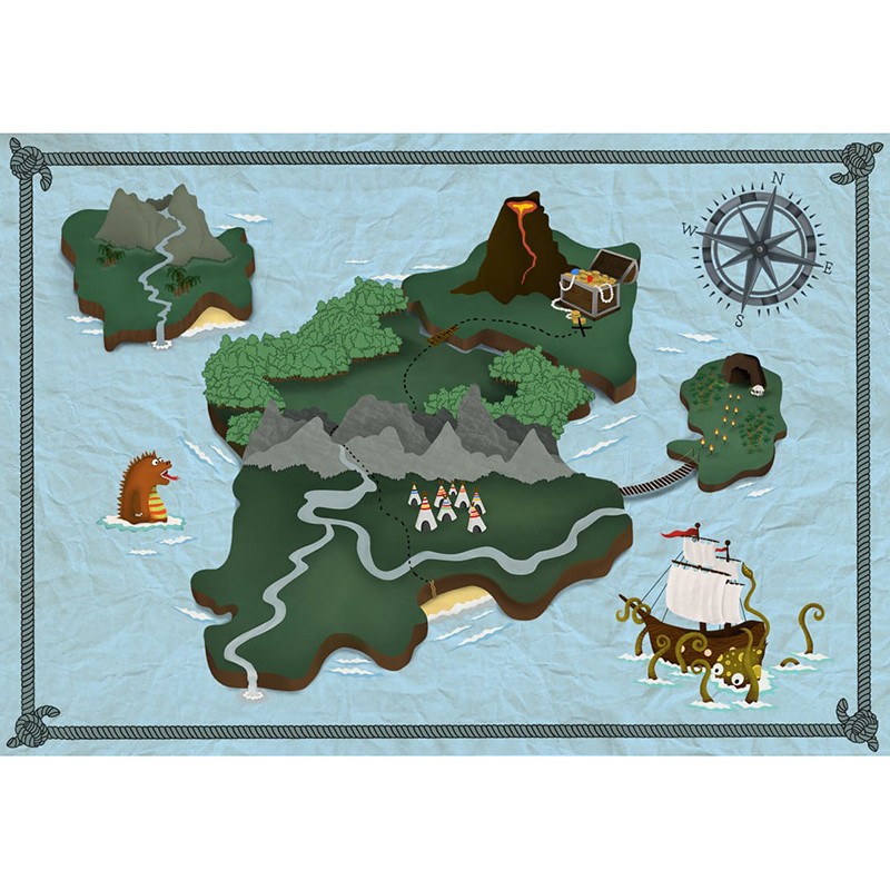 Mural Decorativo Coordonné Random Kids Treasure Map 9700071