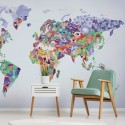 Diversity Map 9700060 Mural Random Kids Coordonné