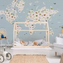 Animal Map 9700050 Mural Random Kids Coordonné