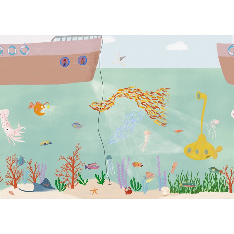 Mural Decorativo Coordonné Random Kids Yellow Submarine 9700021