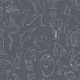 Papel Pintado Coordonné Random Kids Zoology Chalk 9700185
