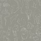 Papel Pintado Coordonné Random Kids Zoology Chalk 9700183