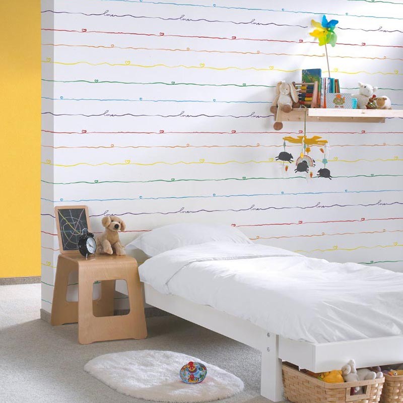 Papel Pintado Infantil As Creation Little Love 38140-1