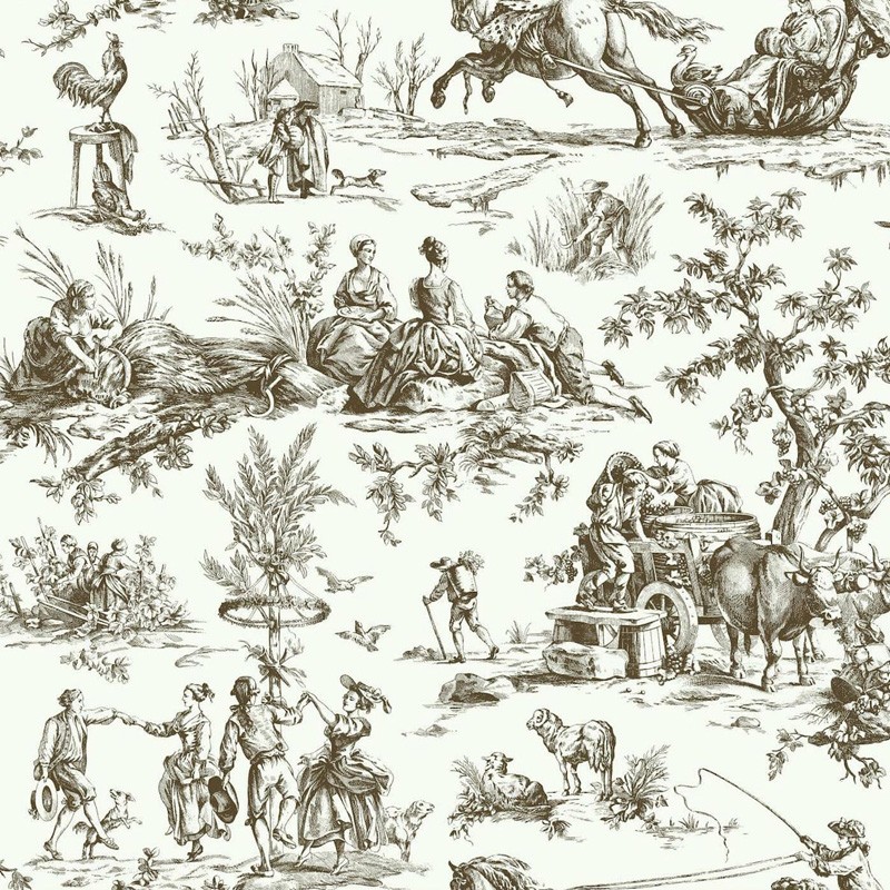 Papel pintado Coordonné Enchanted Bucolic Toile A00036