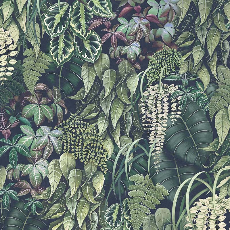 Folium Green Wall Osborne & Little Papel W7330-02
