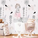 Sofie & Junar INK7667 Fairytale Girl Mural Infantil