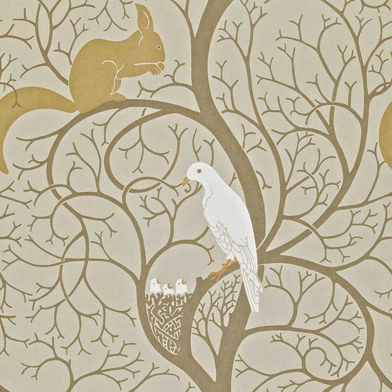 Papel pintado One Sixty Squirrel de Sanderson DVIWSQ101