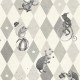Papel Rebel Walls Dreamland Circus Corner Graphite R18043