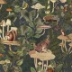 Papel Rebel Walls Dreamland Wildlife Creek Green R18002