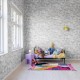 Papel Rebel Walls Dreamland Dream Town Graphite R18091