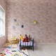 Papel Rebel Walls Dreamland Happy Clouds Pink R18141