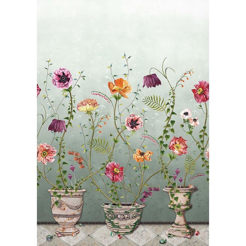 Mural decorativo Osborne & Little Lamorran Celadon W7683-03
